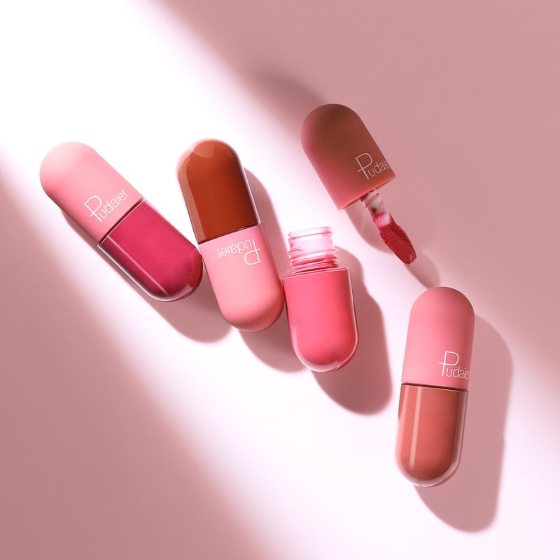 Mini Capsule Shape Lip Waterproof Gloss